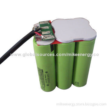 Lithium-ion Battery Pack with Samsung 18650 Cells and 2S3P18650 7.4V, 6.6Ah